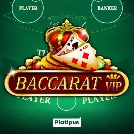 Baccarat VIP logo – Table Games by Platipus at NaoBet