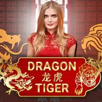 Official Live Dealer logo: Dragon Tiger by Evolution at NaoBet