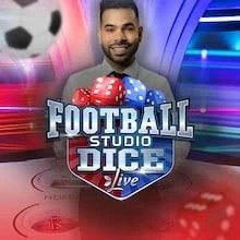 Football Studio Dice slot logo by Evolution at NaoBet