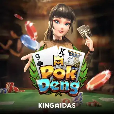 Kingmaker Pok Deng online game logo by King Midas on naobet-casino.nl