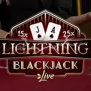 Lightning Blackjack logo by Evolution NaoBet