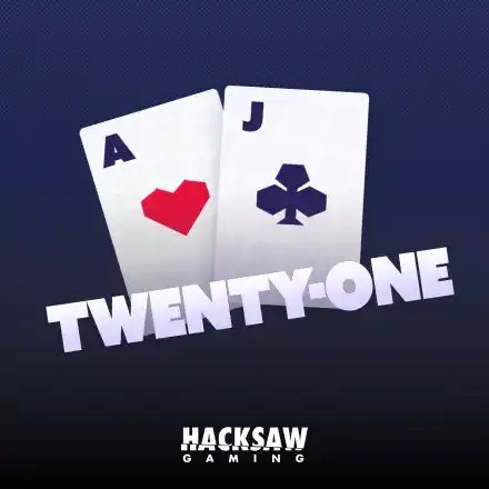 Twenty-One slot icon by Hacksaw Gaming, available at NaoBet